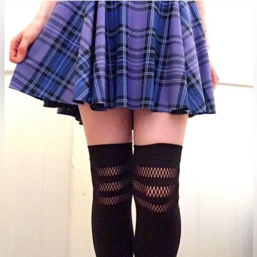 Sporty Stripes Black Knee Highs--Limited (OSFA)